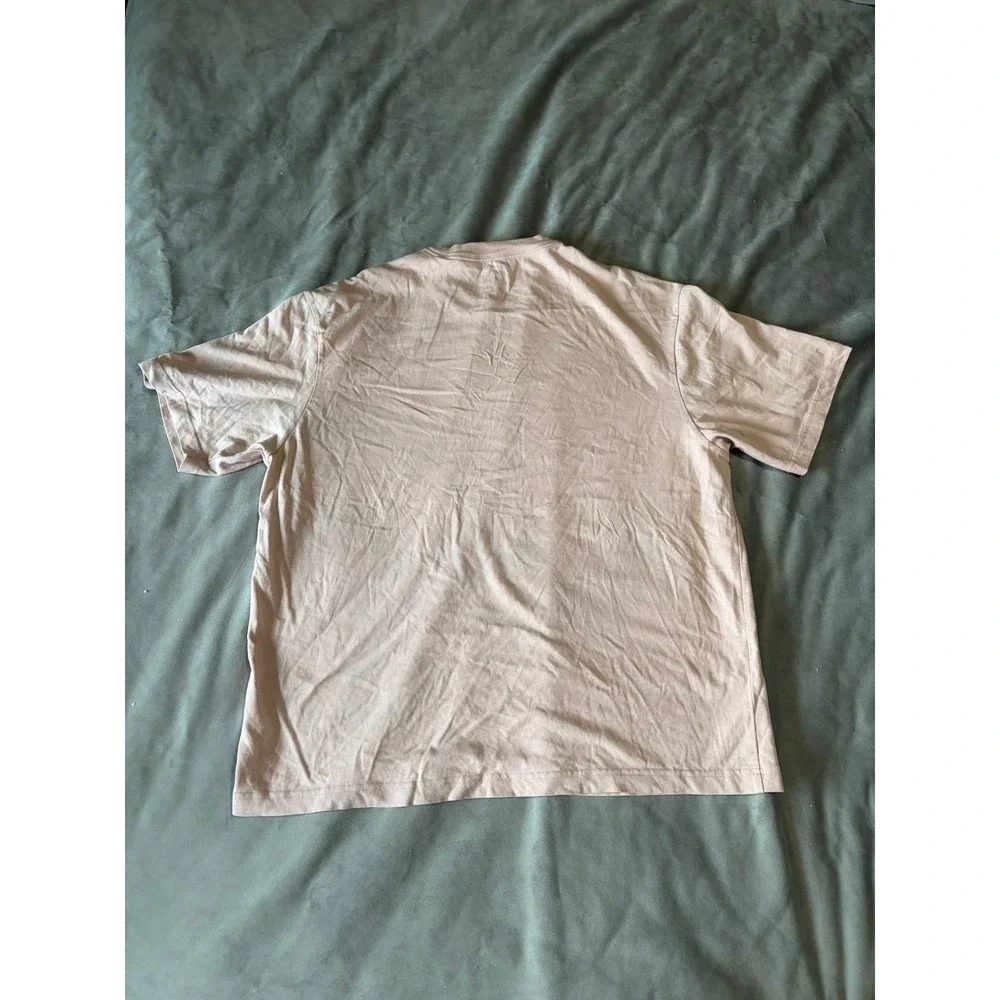 Jordan Mens XL Pink Embroidered Air Jordan Logo Short Sleeve T-Shirt Tonal